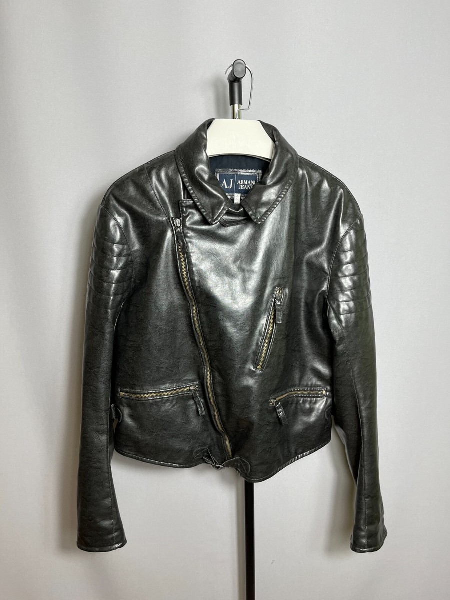Armani Jeans Leather Outer Shell Coats, Jackets & Vests Armani Jeans Leather Outer Shell Coats, Jackets & Vests