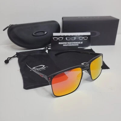 Oakley Holbrook Ti Sunglasses Titanium Frame Black / Orange - Image 1 of 4