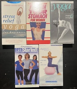 Yoga VHS Lot Of 5 2/5 SEALED - Picture 1 of 3