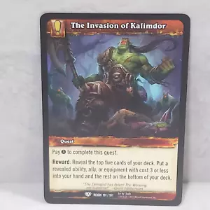 World Of Warcraft Reign Of Fire The Invasion Of Kalimdor 191/197 TCG Card - Bild 1 von 2