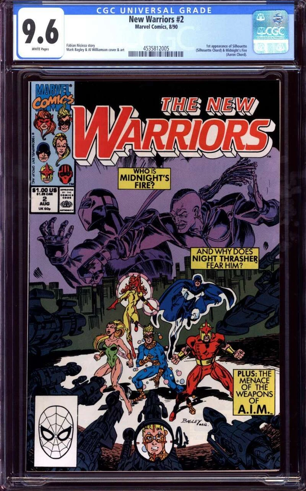 The New Warriors #2 (Marvel Comics August 1990)