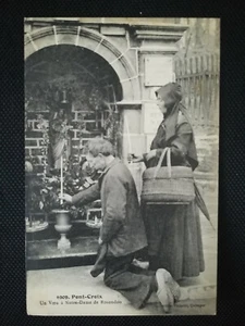 CPA 29 PONT-CROIX - Un Voeu à Notre-Dame de Rosoudon - Imagen 1 de 2