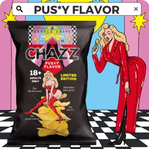 CHAZZ Pussy Flavour Kartoffelchips GESCHENKBOX - Bild 1 von 3