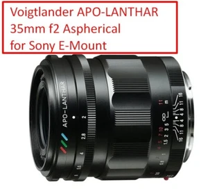 Voigtlander APO-LANTHAR 35mm f2 Aspherical for Sony E-Mount camera - Picture 1 of 6