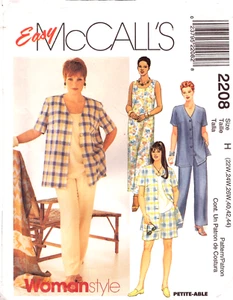 McCall's 2208~Camicia-Vestito/Top-Pantaloni/Shorts-Abito Maglione-22W-44W - Foto 1 di 5