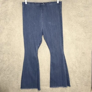 Hollister Jeans Damen Extra Large XL Boho Flare Leg High Rise Pull On Stretch - Bild 1 von 8