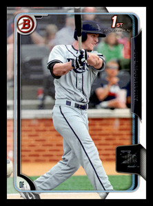 2015 1st Bowman Draft Joe McCarthy  Tampa Bay Rays #12 Mint