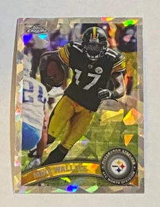 2011 Topps Chrome Refractor Atomic #133 Mike Wallace Pittsburgh Steelers /139 - Picture 1 of 2