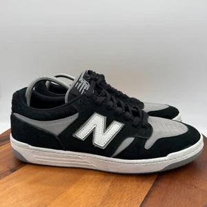New Balance Numeric 480 Shoes Mens 14 Black Grey Running Athletic Sneakers - Picture 1 of 10