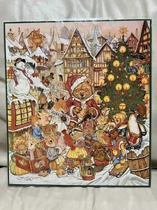 NEW 1991 Michael Hague Holiday Christmas Advent Calendar Santa Bear Animal Kids - Picture 1 of 5