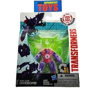 Transformers DIVEBOMB (parte posterior transparente) RID Robots in Disguise Mini Con figura robot - Imagen 1 de 3