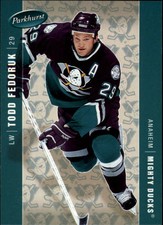 2005-06 Parkhurst Anaheim Ducks Hockey Card #16 Todd Fedoruk