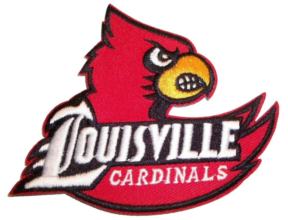Louisville кардиналов ~ вышитая нашивка ~ 3 1/2 «x 3» ~ железа или шить на ~ NCAA - Изображение 1 из 1