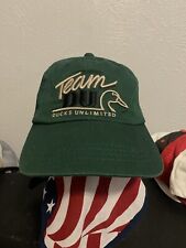Ducks Unlimited Hat Team DU Men’s Cap Strap New Green