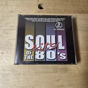 Soul Hits of the 80's 3 CD 40 Song Box Set Sony Music Gaye, Vandross, EW&F - Foto 1 di 4