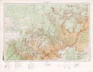 Russische Sowjetische Militär Topographische Karte - WUKARI (Nigeria), 1:500 000, hrsg. 1985 - Bild 1 von 6