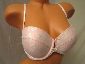 Victoria's Secret Designer Collection Couture Push-Up Satin Lurex Bra 36C NWT - Imagen 1 de 12