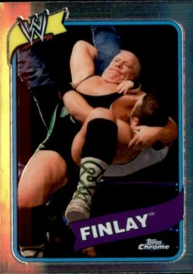 Finlay 2008 Topps Heritage Chrome WWE Card #34 - Image 1 of 2