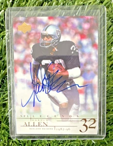 2001 UD Legends MARCUS ALLEN On Card Auto Raiders - Picture 1 of 2