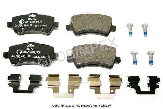 Juego de pastillas de freno VOLVO S80 V70 XC70 (2007-2016) TASA TRASERA + 1 AÑO DE GARANTÍA Foto 1 de 1