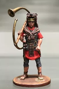 ROMAN ARMY, CUSTOM 54MM, MUSICIAN MADE IN RUSSIA, WHITE METAL ALLOY - Picture 1 of 12