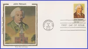USA4 #1941 U/A COLORANO SILK FDC John Hanson - Picture 1 of 1