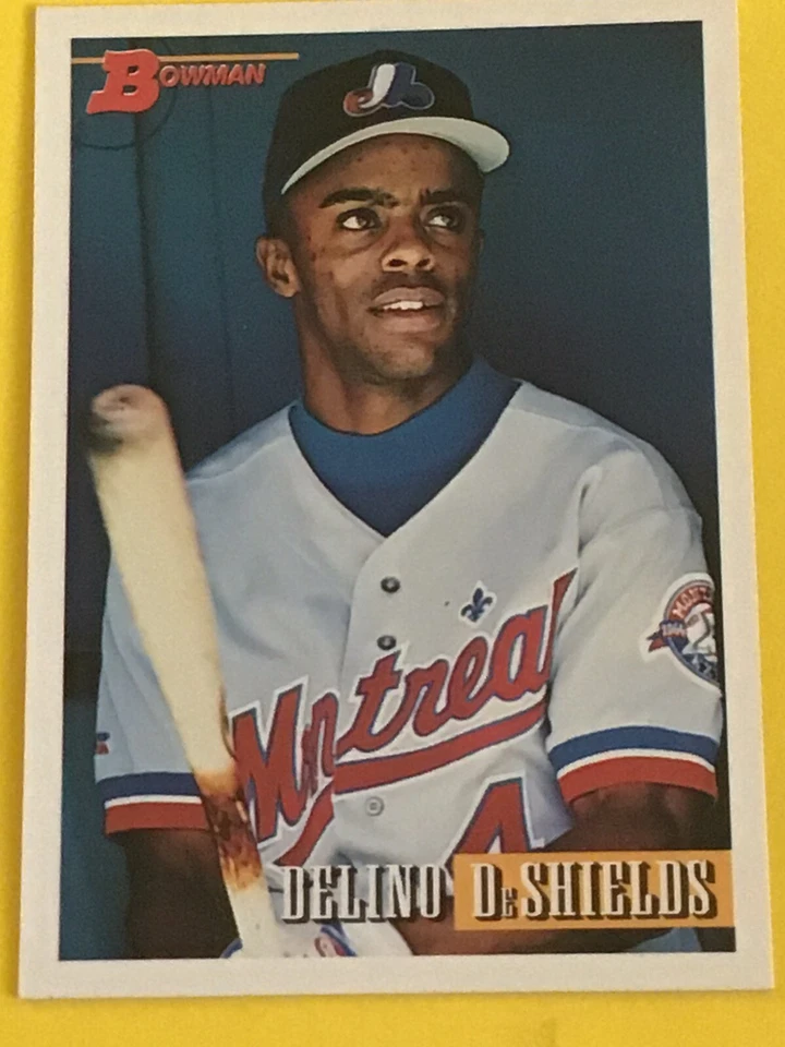 1993 Bowman Montreal Expos Baseball Card #424 Delino DeShields MINT💎  - Image 1 of 1
