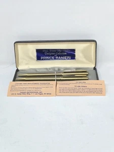 ¡Vintage! Juego de lápices y bolígrafos mecánicos Prince Ranieri Design Series .5 mm | ¡N.O.S! - Imagen 1 de 10