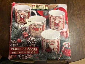 Tazzine caffè Sakura Debbie Mumm (4) Magic of Santa Buon Natale 1998 gres - Foto 1 di 4