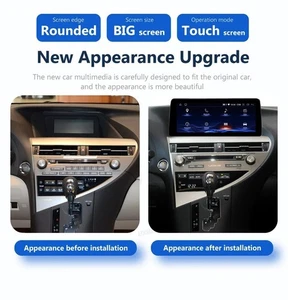 For Lexus RX270/350 128GB Android Car Stereo Radio Apple Carplay GPS Navigation - Picture 1 of 12