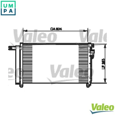 CONDENSER AIR CONDITIONING 814349 FOR KIA G4EE 1.4L G4ED 1.6L 4cyl RIO II - Image 1 of 4