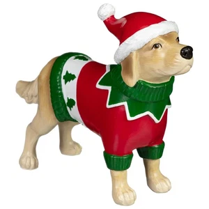 Hund im Weihnachtspullover Ornament bezaubernd Weihnachten Wohndeko - Labrador - Bild 1 von 7
