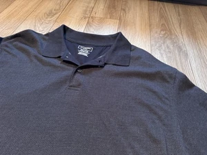 VAN HEUSEN POLO (FLEX) MEN'S XXL BLUE SHORT SLEEVE - Picture 1 of 7