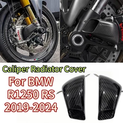 Cubierta de radiador de pinza de fibra de carbono R1250RS para BMW R1250 RS 2019-2024 Foto 1 de 4