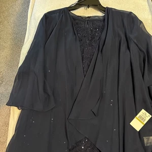 Abito formale Ignite Evenings in Deep Navy taglia 14 nuovo con etichette - Foto 1 di 8