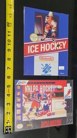 Nintendo Hockey Wall Art - Metal Signs - NES ICE HOCKEY & SNES NHLPA '93