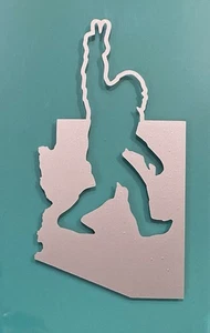 Sasquatch Bigfoot in Arizona Aufkleber, Decal Vinyl, für Autofenster, Schreibtisch, Helm - Bild 1 von 9