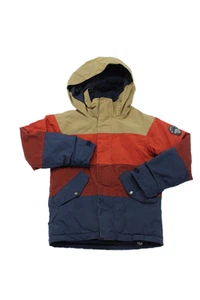 Burton Boys Color Block Full Zip Hooded Long Sleeve Jacket Multicolor Size XS - Picture 1 of 8