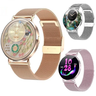 2025 Frauen Dame Smartwatch 1.32" Bluetooth-Anruf Herzfrequenz-Blutdruck Monitor - Bild 1 von 4