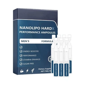 Ampollas de rendimiento NanoLipo HardX, gotas avanzadas para hombre, Lmprove Vitalit dfh - Imagen 1 de 10