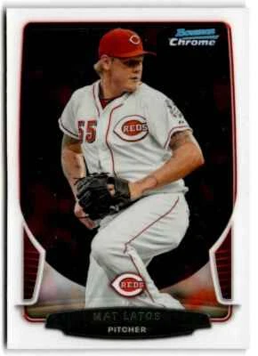 Bowman Chrome Mat Latos Cincinnati Reds #131 2013 Foto 1 de 2
