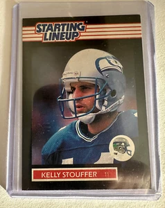 1989 KELLY STOUFFER - Kenner Starting Lineup Card - SEATTLE SEAHAWKS - Bild 1 von 2