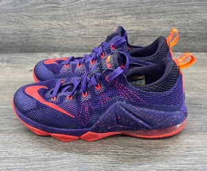 Nike Lebron James 12 Basketball Sneakers Shoes Boy's Size 6.5Y Purple 744547-565 - Picture 1 of 14