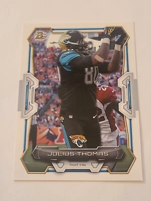 2015 Julius Thomas #34 Bowman Football - Image 1 of 2