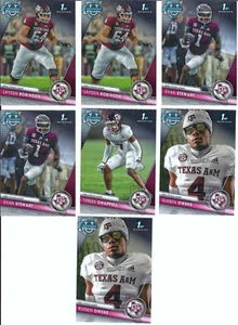 2023 Bowman Chrome University 1st Bowman Texas A&M 7 Excellent Cards - Bild 1 von 1