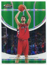 2005-06 Finest Green Refractor 140 Andrea Bargnani XRC Rookie 55/129