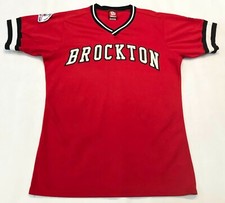 Vintage Wilson Brockton Rox #11 Baseball Pullover Jersey Sz 42 Red USA Sewn