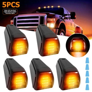5pcs For Ford F250 F350 F450 Super Duty Solar LED Cab Roof Marker Running Lights - Picture 1 of 16