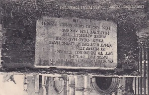 Postcard - Christchurch Priory - Rogers Puzzle Tombstone - Picture 1 of 1