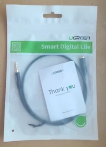 Ugreen 60845 3.5mm Male/Female 1.5Ft Audio Extension NEW - Picture 1 of 4